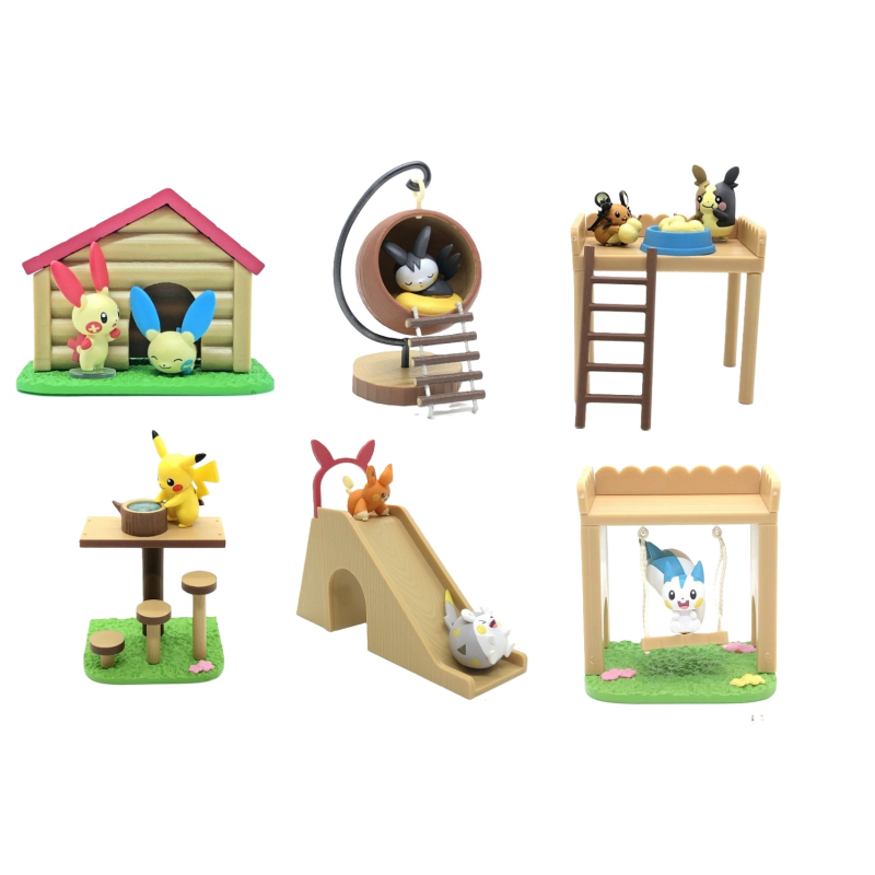 Officiële Pokemon figures re-ment Everyone Gather! Forest Athletic Pokémon